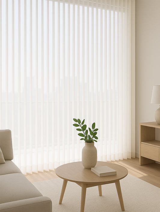 Light Filtering Sheer Vertical Shades