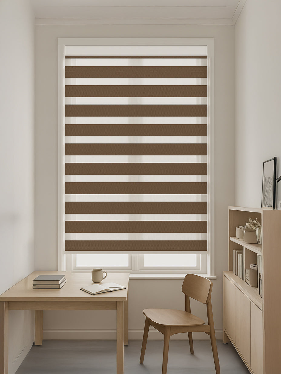 Room Darkening Zebra Blinds