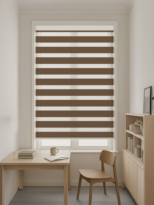 Room Darkening Zebra Blinds