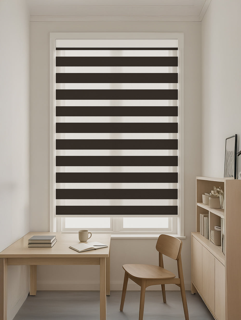 Room Darkening Zebra Blinds